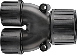 HellermannTyton 166-25802 HG21-Y16 Y elosztó Fekete 21 mm, 16 mm, 16 mm 1 db