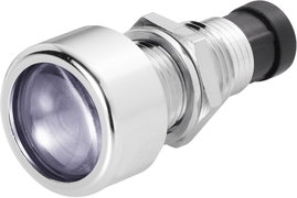 Krómozott LED foglalat 5 mm, Signal Construct SML 1089