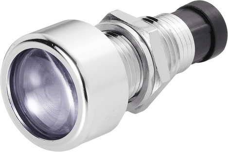 Krómozott LED foglalat 5 mm, Signal Construct SML 1089