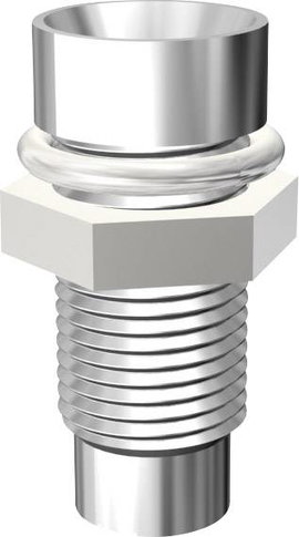 Signal Construct SMZ1069 LED foglalat Fém Alkalmas LED, 3 mm Csavaros