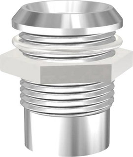 LED foglalat 8mm fekete
