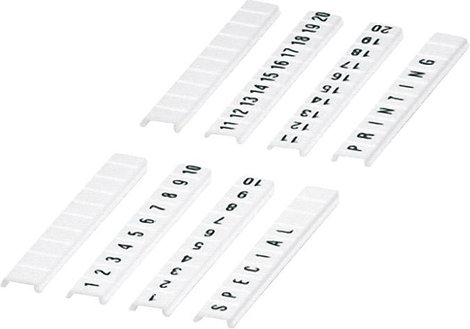 címkézés kiegészítők Alkalmas: Csatlakozó szélessége 5,2 mm ZBF 5,LGS: FORTL. ZAHLEN 1 - 10 Phoenix
