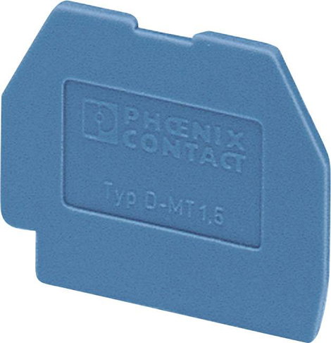 D-MT 1.5 BU borító borító Alkalmas: MT 1,5 BU D-MT 1,5 BU Phoenix Contact Tartalom: 1 db
