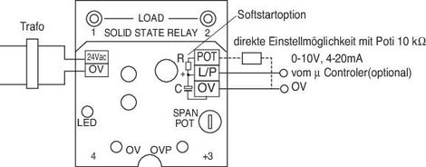Dimmer és szoft start modul 2. kép