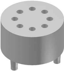 Fischer Elektronik Tranzisztor távtartó 1 db MS 58-7 Alkalmas házhoz (félvezető): TO-5 (Ø x Ma) 9.2 