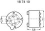 Fischer Elektronik Tranzisztor távtartó 1 db MS 58-7 Alkalmas házhoz (félvezető): TO-5 (Ø x Ma) 9.2 2. bélyegkép