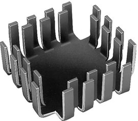 Hűtőborda 6,8 K/W 42 x 42 x 17 mm TO-3 TO-55 SOT-9 SOT-32 TO-220, Fischer Elektronik FK 223 SA-CB