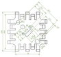 Hűtőborda 8 K/W 45 x 45 x 12,7 mm TO-3 TO-55 SOT-9 SOT-32 TO-220, Fischer Elektronik FK 202 SA-CB 2. bélyegkép