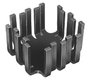 Hűtőborda 6 K/W 45 x 45 x 25,4 mm TO-3 TO-55 SOT-9 SOT-32 TO-220, Fischer Elektronik FK 201 SA-CB bélyegkép