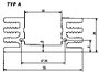 Hűtőborda 4,5 K/W 50 x 32 x 14 mm TO-220 TO-126, Fischer Elektronik SK 75 50 SA bélyegkép