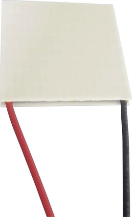 Peltier elem 12706 (H x Sz x Ma) 40 x 40 x 3.8 mm Névleges feszültség 15 V Hőteljesítmény (max.) 65 