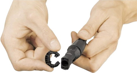 Biztosító csipesz SAFETY-CLIP WM4 VPE10 Fekete Weidmüller Tartalom: 1 db 2. kép