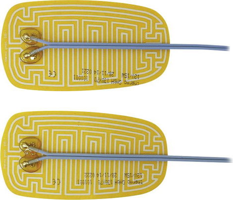Fűtőszálas fűtőfólia 130x70mm/pár, 12V, 15W