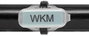 Weidmüller 1753490000-1 WKM 8/20 Vezeték jelölő Feliratozó felület: 8 x 20 mm Átlátszó 1 db bélyegkép