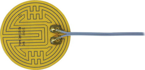 Öntapadó fűtőszálas fűtőfólia (Ø) 90 mm, 12V, 15W