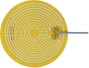 Öntapadó fűtőszálas fűtőfólia (Ø) 174 mm, 12V, 14W bélyegkép