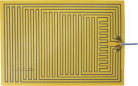Öntapadó fűtőszálas fűtőfólia 330 x 230mm, 12 V, 15W