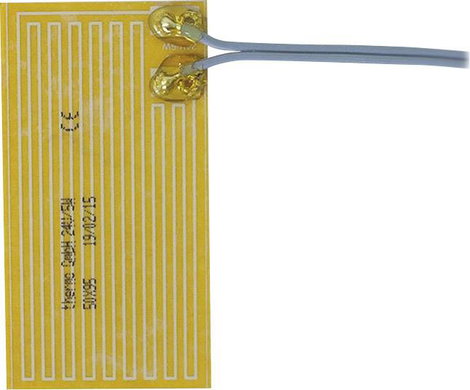 Öntapadó fűtőszálas fűtőfólia 95x50mm, 24V, 5W