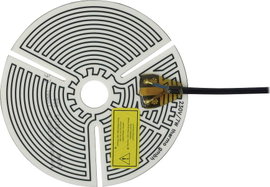 Öntapadó fűtőszálas fűtőfólia (Ø) 140 mm, 230V, 7 W