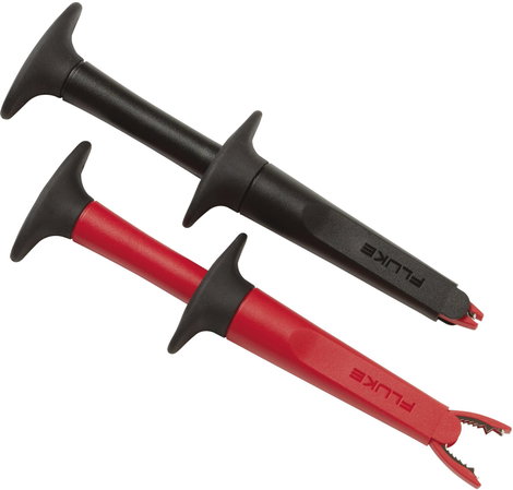 Fluke AC220 Biztonsági krokodilcsipesz készlet 4 mm-es alj CAT IV 600 V, CAT III 1000 V Piros, Feket 2. kép