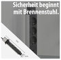 Brennenstuhl 1396200013 Elosztó torony 3 részes Alumínium, Fekete Védőérintkezős 1 db 6. bélyegkép