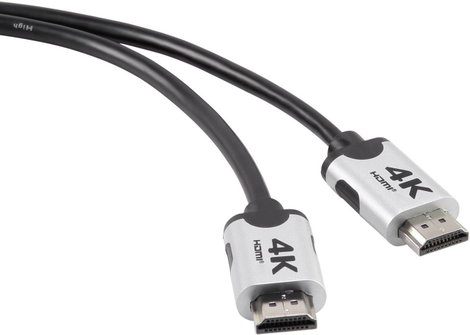 Prémium HDMI 4k/Ultra-HD Csatlakozókábel1.00 mFeketeSpeaKa Professional 2. kép