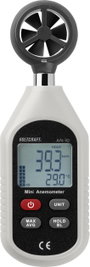 Légsebesség mérő, anemométer 0,3 - 30 m/s Voltcraft AN-10 bélyegkép