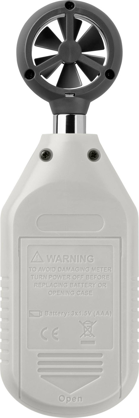 Légsebesség mérő, anemométer 0,3 - 30 m/s Voltcraft AN-10 2. kép