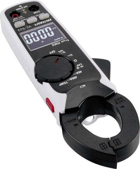AC lakatfogó és multiméter CAT III 600 V, 4000 digit, Voltcraft VC-522 2. kép