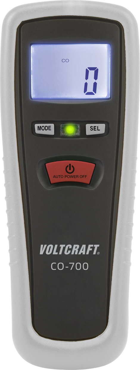 Szén-monoxid mérő készülék 0 - 1000 ppm Voltcraft CO-700