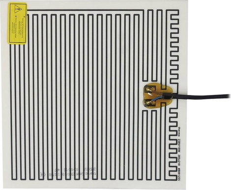 Öntapadó fűtőszálas fűtőfólia, 210x205mm, 10W, 230V