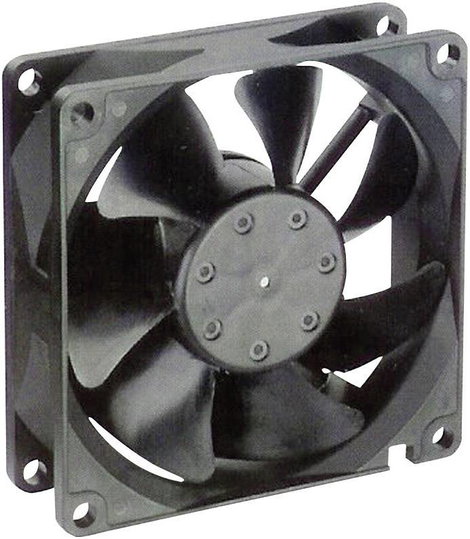 Axiális ventilátor 12 V/DC 66 m³/h 80 x 80 x 25 mm NMB Minebea 3110KL-04W-B50