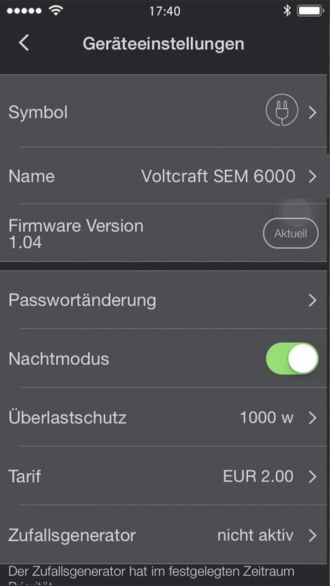 Bluetoothos energiafogyasztás mérő készlet, 3 db, Voltcraft SEM6000 12. kép