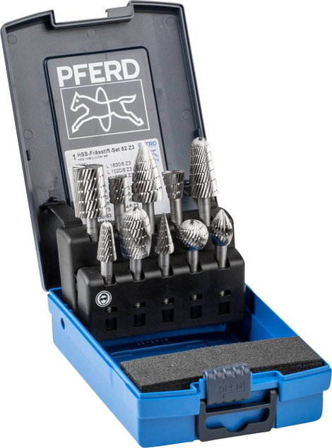PFERD 22900823 Maróstift készlet HSS Szár átmérő 6 mm