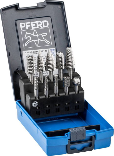 PFERD 22900813 Maróstift készlet HSS Szár átmérő 6 mm