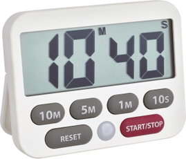 TFA Dostmann 38.2038.02 Időzítő Fehér digitális
