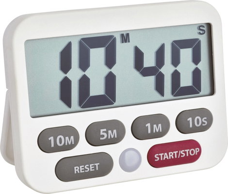 TFA Dostmann 38.2038.02 Időzítő Fehér digitális