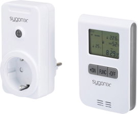 Vezeték nélküli fűtésvezérlő készlet max. 3500 W, max. 150 m, Sygonix RS2W