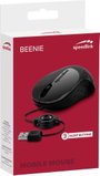 SpeedLink BEENIE WLAN egér USB Optikai Fekete 3 Gombok 1200 dpi Kábeltekercselővel 2. bélyegkép