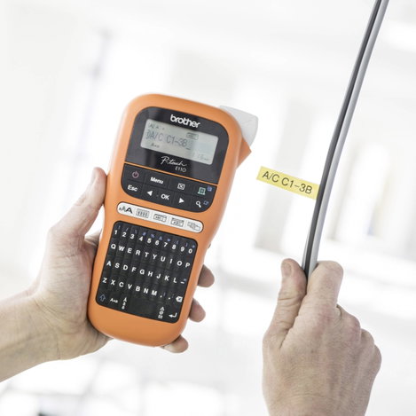 Brother P-touch E110VP Feliratozó készülék Alkalmas feliratozó szalag: TZe 3.5 mm, 6 mm, 9 mm, 12 mm 29. kép