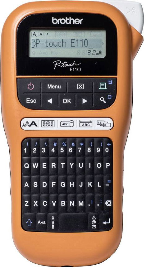Brother P-touch E110VP Feliratozó készülék Alkalmas feliratozó szalag: TZe 3.5 mm, 6 mm, 9 mm, 12 mm 39. kép