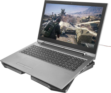 Trust GXT 278 Yozu Notebook állvány hűtő funkcióval Állítható magasság, Szabályozható ventilátor 7. kép