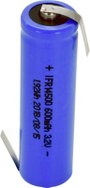 Beltrona FR14500HBG Speciális akku 14500 Z forrfül LiFePO 4 3.2 V 600 mAh bélyegkép