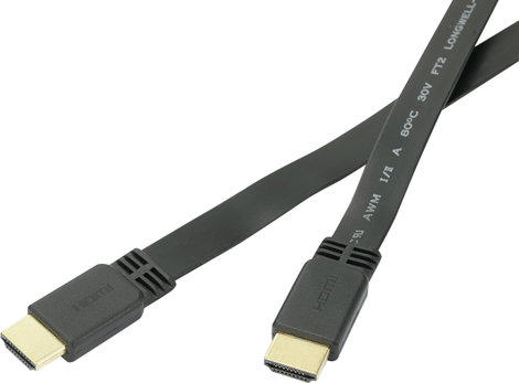 SpeaKa Professional HDMI Csatlakozókábel HDMI-A dugó, HDMI-A dugó 5.00 m Fekete SP-7541956 Audio Ret 8. kép