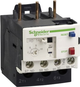 Motorvédő relé 1 záró, 1 nyitó Schneider Electric LRD14 1 db