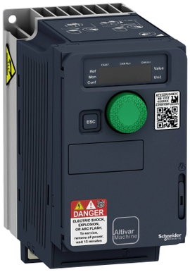 1 fázisú kompakt frekvenciaváltó 0,75 kW 200-240 V, Schneider Electric ATV320U07M2C