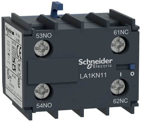 Schneider Electric LA1KN11 Védőkapcsoló tömb 1 záró, 1 nyitó 1 db