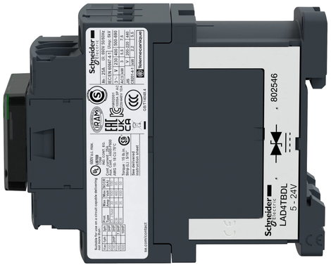 Schneider Electric LC1D12BD Védő 1 záró, 1 nyitó 1 db 4. kép
