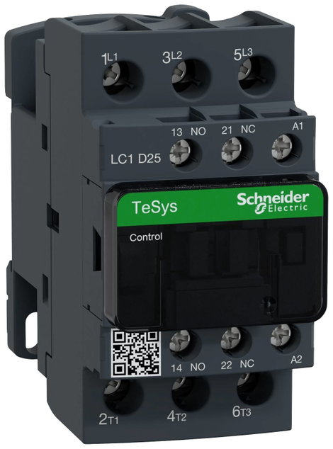 Schneider Electric LC1D25P7 Védő 1 záró, 1 nyitó 1 db