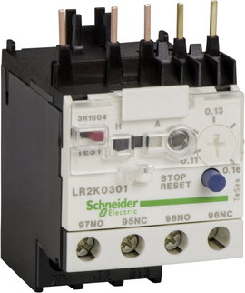 Motorvédő relé 1 záró, 1 nyitó Schneider Electric LR2K0307 1 db